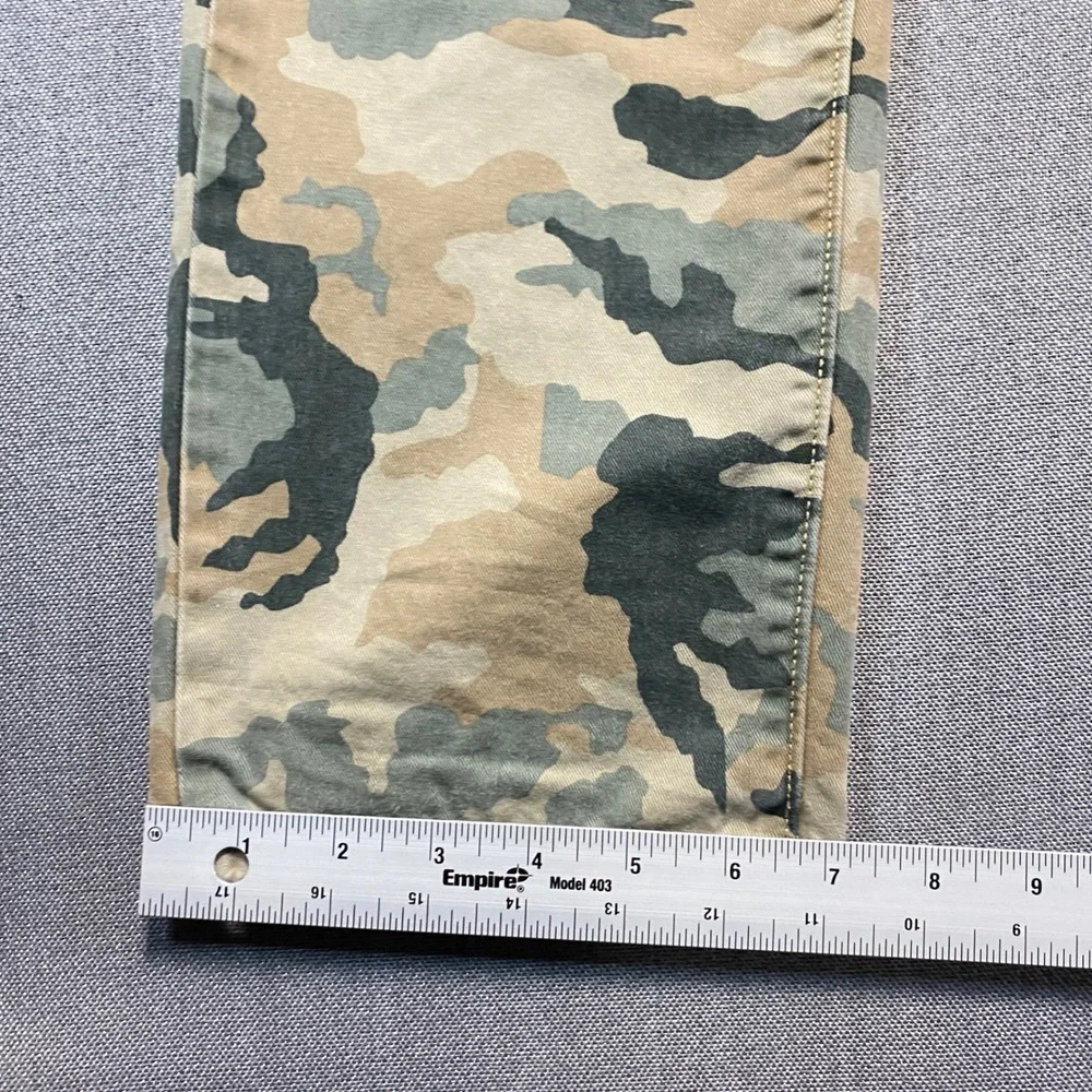 Levis Mens Camo Chino Pants Slim Fit Desert Camouflage 32x34
